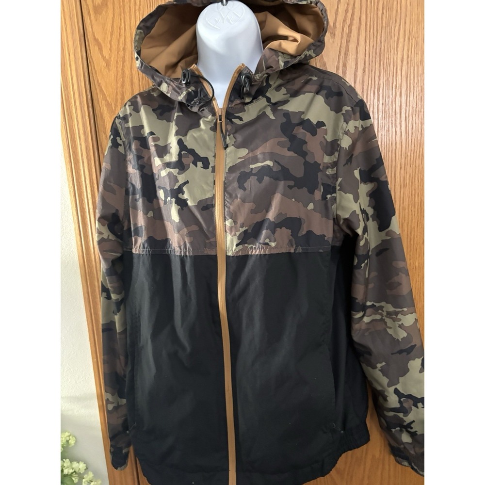 Goodfellow & Co Men's Camo Green Lightweight Rain Jacket, Size S 191904677679
